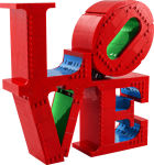 Alternative view 2 of LEGO ART LOVE 31214