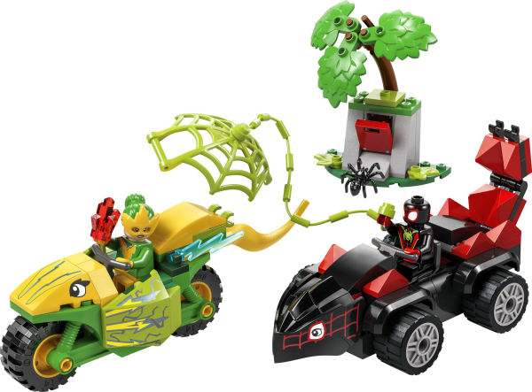 LEGO Spidey Spin and Electro Dinosaur Vehicle Chase 11198