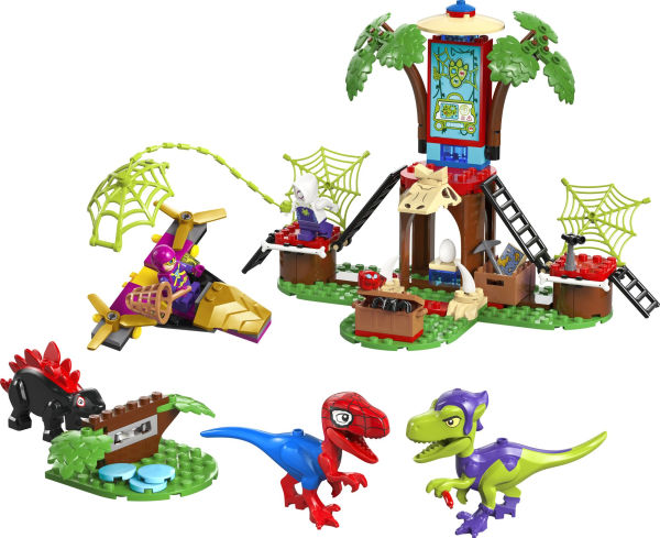 LEGO Spidey Spidey and Gobby's Raptor Battle at Tree House HQ 11200