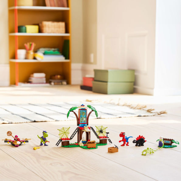LEGO Spidey Spidey and Gobby's Raptor Battle at Tree House HQ 11200