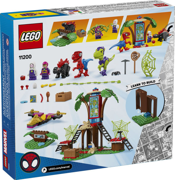 LEGO Spidey Spidey and Gobby's Raptor Battle at Tree House HQ 11200