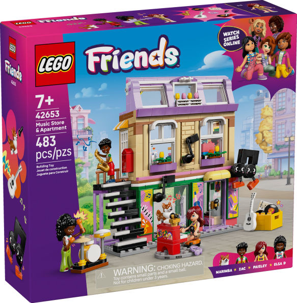 LEGO Friends Music Store & Apartment 42653
