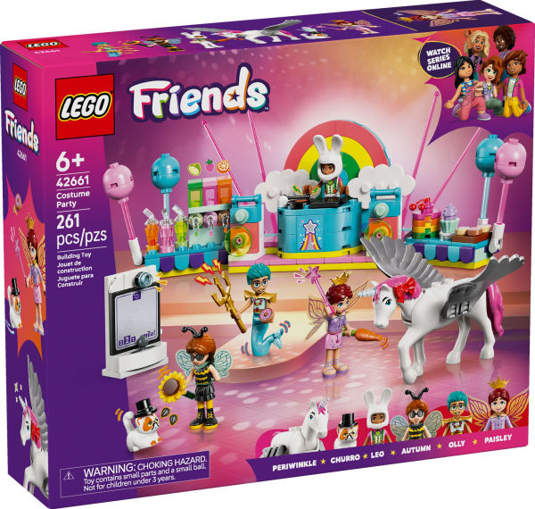 LEGO Friends Costume Party with Unicorn & Fairy 42661