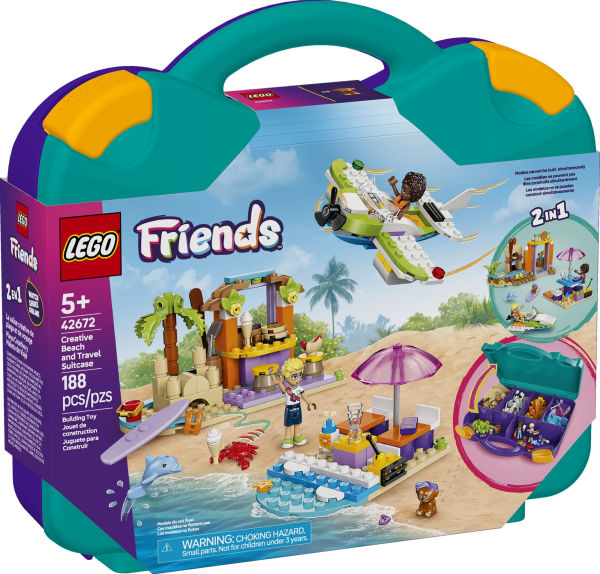 LEGO Friends Creative Beach and Travel Suitcase 42672