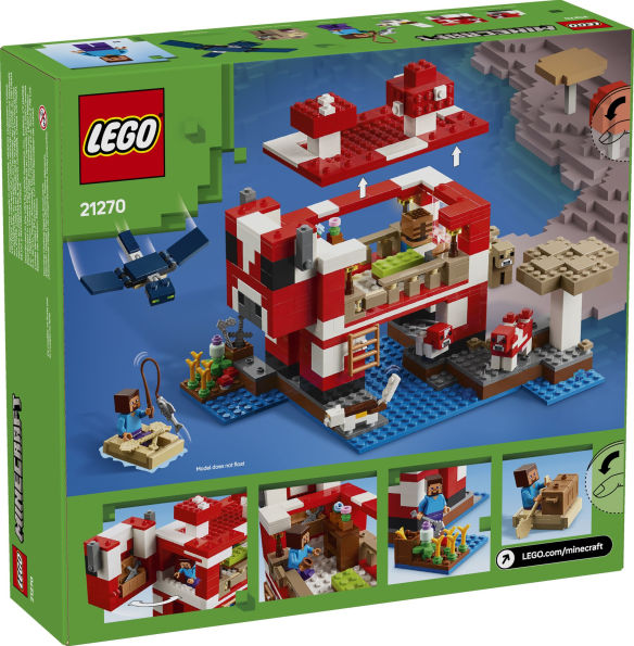 LEGO Minecraft The Mooshroom House 21270