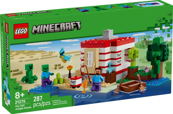 LEGO Minecraft The TNT Jungle House 21275