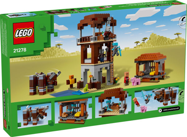 LEGO Minecraft The Pillager Outpost and Ravager 21278