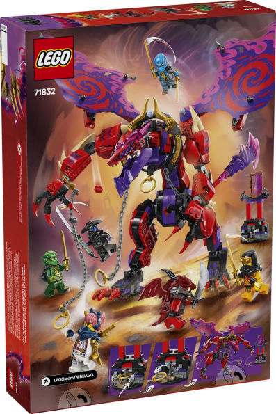 LEGO Ninjago 71832 Thunderfang Dragon of Chaos