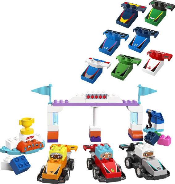 LEGO DUPLO Town F1® Team Race Cars & Drivers 10445