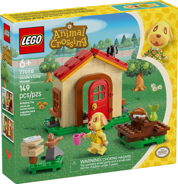 LEGO Animal Crossing Goldie's Cozy House 77058