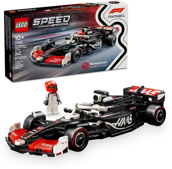 LEGO Speed Champions 77250 MoneyGram Haas F1® Team VF-24 Race Car