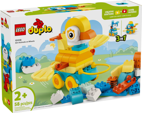 LEGO DUPLO Town 3in1 Animals on Wheels 10448