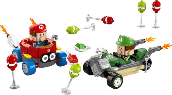 LEGO Super Mario Mario Kart Baby Mario vs. Baby Luigi 72034