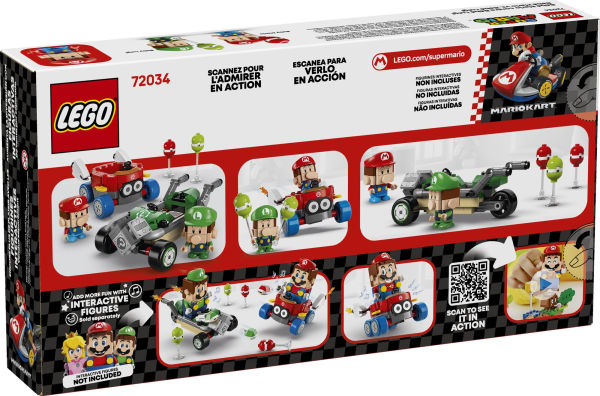 LEGO Super Mario Mario Kart Baby Mario vs. Baby Luigi 72034