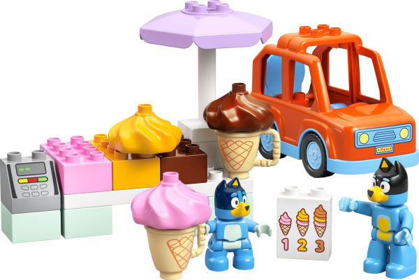LEGO DUPLO Bluey Ice Cream Trip with Bluey 10458