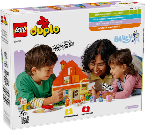 LEGO DUPLO Bluey Bluey's Family House with Memory Game 10459