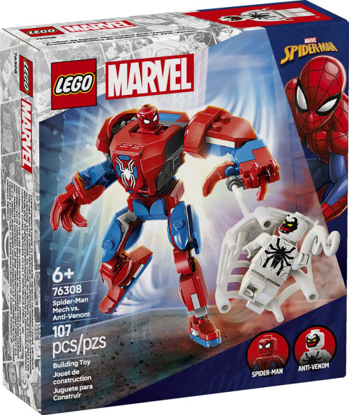 LEGO Super Heroes Marvel Spider-Man Mech vs. Anti-Venom 76308