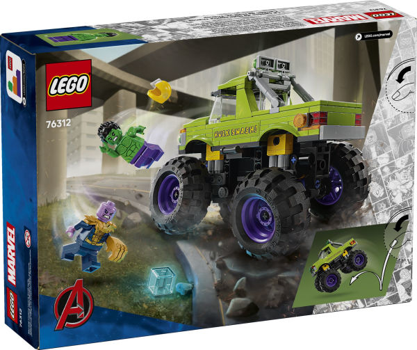 LEGO Super Heroes Marvel The Hulk Truck vs. Thanos 76312