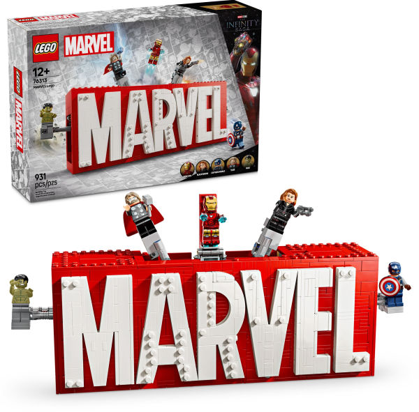 LEGO Super Heroes Marvel MARVEL Logo & Minifigures 76313