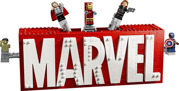 LEGO Super Heroes Marvel MARVEL Logo & Minifigures 76313