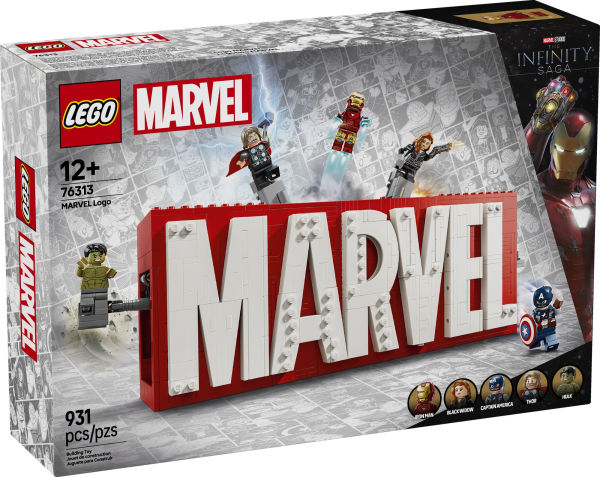 LEGO Super Heroes Marvel MARVEL Logo & Minifigures 76313