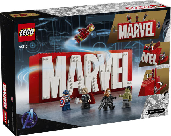 LEGO Super Heroes Marvel MARVEL Logo & Minifigures 76313