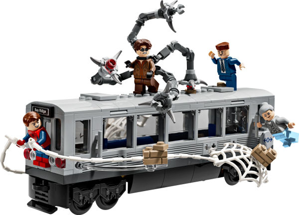 LEGO Super Heroes Marvel Spider-Man vs. Doc Ock Subway Train Scene 76321