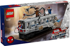 Alternative view 7 of LEGO Super Heroes Marvel Spider-Man vs. Doc Ock Subway Train Scene 76321