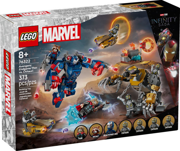 LEGO Super Heroes Marvel Avengers: Endgame Thor vs. Chitauri 76322