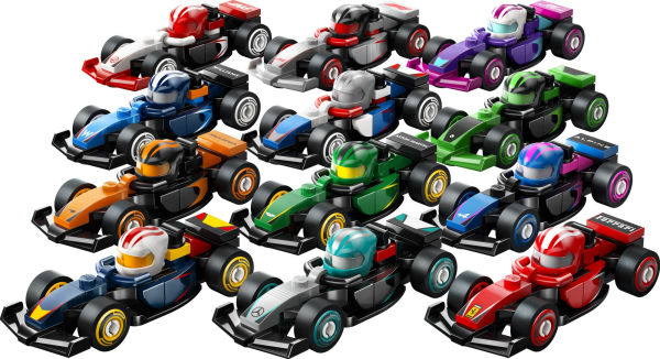 LEGO Minifigures F1 Collectible Race Cars 6 Pack 66796
