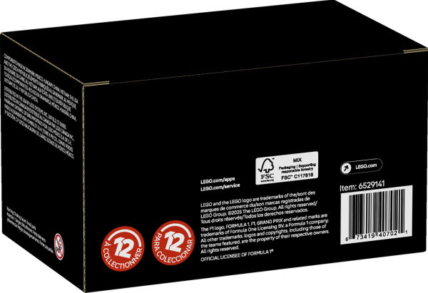 LEGO Minifigures F1 Collectible Race Cars 6 Pack 66796