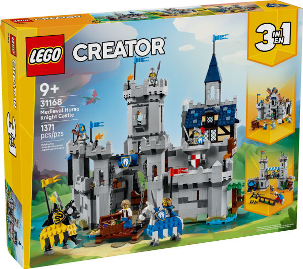 LEGO Creator Medieval Horse Knight Castle 31168