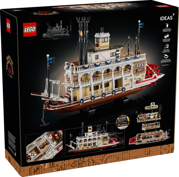 LEGO Ideas River Steamboat 21356