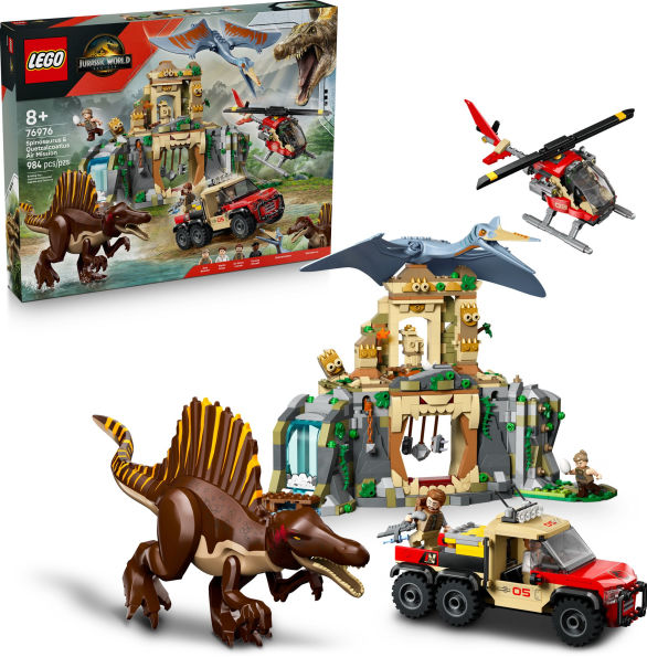 LEGO Jurassic World Spinosaurus & Quetzalcoatlus Air Mission 76976