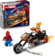 Title: LEGO Super Heroes Marvel Spider-Man vs. Ghost Rider Motorcycle 76335