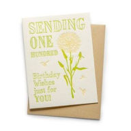 Title: 100 Wishes Dandelion Birthday Card