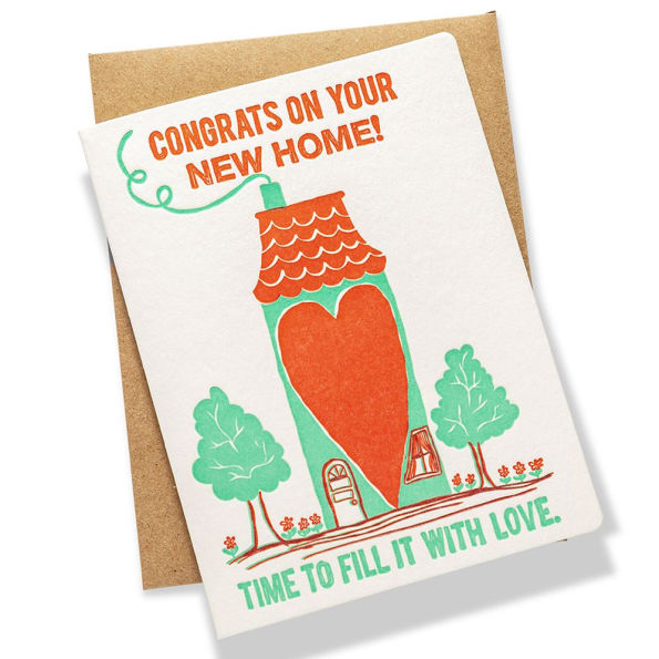 Fill With Love New Home Greeting Card