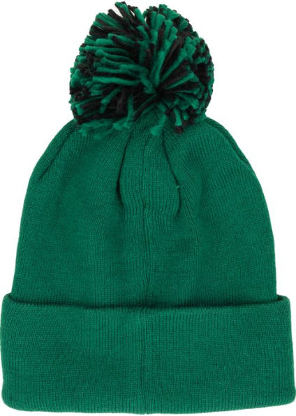 Harry Potter Slytherin Cuffed Beanie with Pom and Embroidered Details