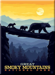 Title: GSMNP: Bear Cross Sunset Magnet