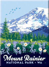 Title: Mt Rainier NP: Wildflowers Magnet