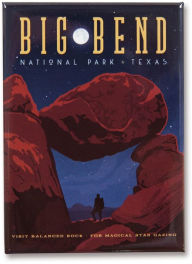 Title: Big Bend NP Balanced Rock Magnet