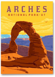 Title: Arches NP Delicate Arch Sunset Magnet