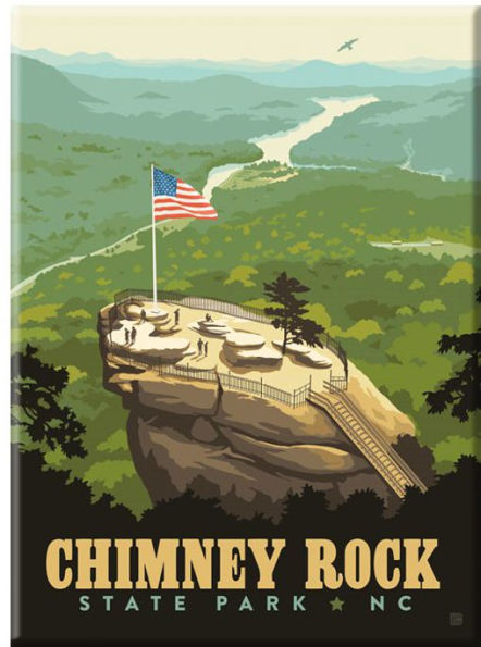 Chimney Rock State Park NC Magnet