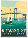 RI Newport Bridge Magnet