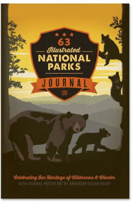 Title: 63 National Parks Illustrated Hardcover Journal