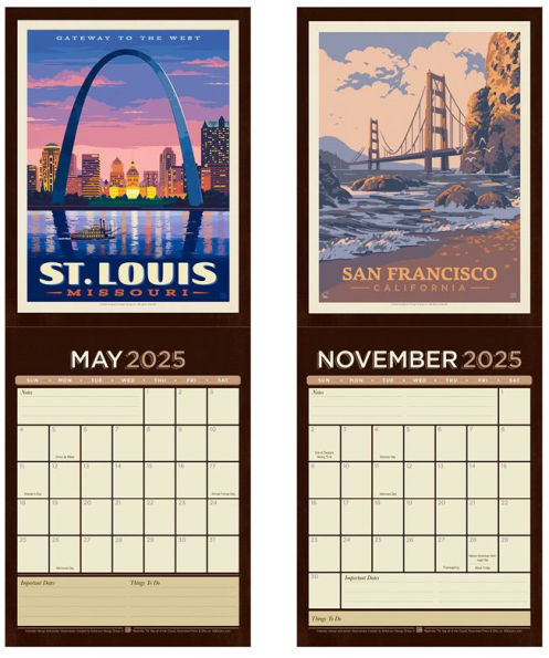 2025 Explore America Calendar