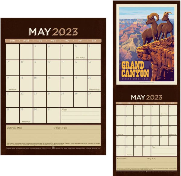 National Parks Calendar 2023 by Anderson Design Group Barnes & Noble®