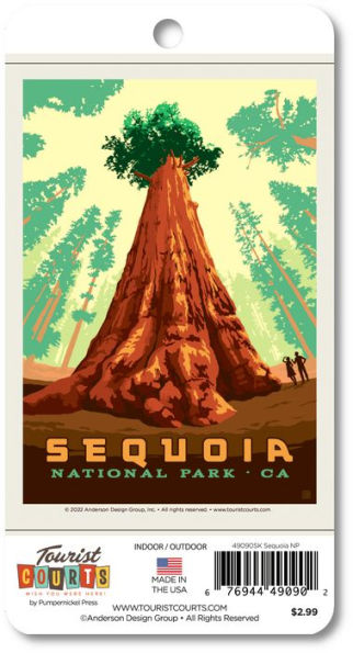 Sequoia NP Vertical Sticker