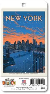 Title: NYC City of Dreams Vertical Sticker