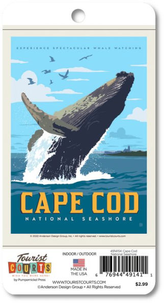 Cape Cod National Seashore Vertical Sticker